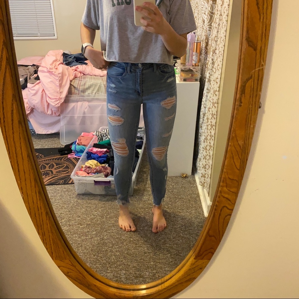 Aeropostale ripped jeans